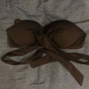 Strapless Pink by Victoria Secret bikini top